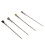 4-teiliges Scratch-Pinselstift-Set - Glasfaser-Nylon-Spitze 9