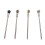 4-teiliges Scratch-Pinselstift-Set - Glasfaser-Nylon-Spitze 15