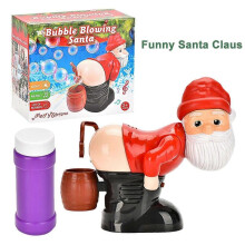 Funny Santa Claus Automatic Fart Bubble Machine Whith Lights & Music sdtx