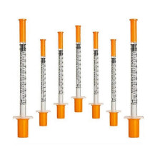 50pcs/pack 1ml Syringe with 30g (8mm Long) Lab Supplies Individually Sealed Package