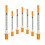 50pcs/pack 1ml Syringe with 30g (8mm Long) Lab Supplies Individually Sealed Package 1