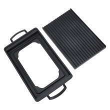 Mini Aluminum Alloy BBQ Grill 23.5x14.5cm Portable Charcoal Stove
