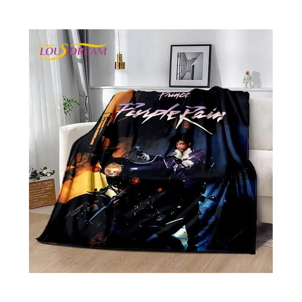 (6, 75x90CM30x35inch) Prince Rogers Nelson Artist Purple Rain Blanket,Soft Throw Blanket for Home Bedroom Bed Sofa Picnic Travel Office Cover Blanket-image-OPC-PJGRMZ8-NEW