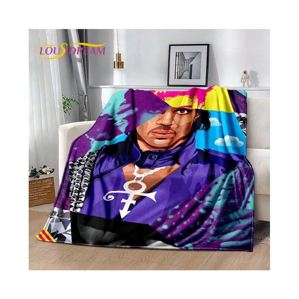 (9, 150x180CM60x72inch) Prince Rogers Nelson Artist Purple Rain Blanket,Soft Throw Blanket for Home Bedroom Bed Sofa Picnic Travel Office Cover Blanke-image-OPC-PJGRN5G-NEW