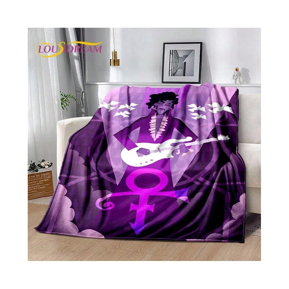 (11, 150x200CM60x80inch) Prince Rogers Nelson Artist Purple Rain Blanket,Soft Throw Blanket for Home Bedroom Bed Sofa Picnic Travel Office Cover Blank-image-OPC-PJGRNBB-NEW