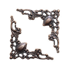 Eckenschutz 41 Mm Vintage Metal Corner Protectors For Albums Scrapbooks Photo Albums Antique Copper 12-Pack