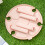Faltbarer Weintisch pinkes Kunststoff-Snacktablett 5