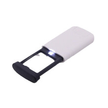 Handheld Magnifier Foldable Rectangular Loupe, Portable Compact Design for Reading Small Print