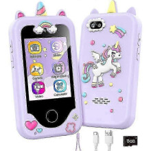 (Purple) Kids Smartphone Gifts Toys For Girls Boys Age 3-8,toddler Learning Toy(EPA13)