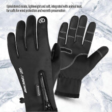 (L) Heated Gloves For Unisex Touch Screen Electric Heating Mittens Hands Warmer For Cycling Camping(EPA08)