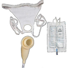 Men's Urine Collection Bag Set Urinary Incontinence Strap 1000ml_fc24