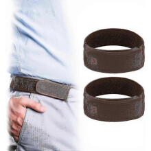 (Dark brown m) Beltbro Titan No Buckle Elastic Belt For Men Fits 1.5 Inch Belt Loops, Comfort 1pcs(EPA08)