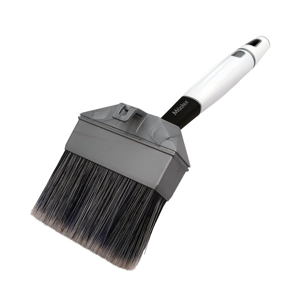 B&Q - Mäster Angled Paint Brush 4 Inches Wide Diamond All-Purpose Professional Painting Brush Fences Walls Exterior 3674100 - Image 2