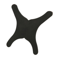 Dental Contraster 4-Ecken weiches Silikon Schwarz