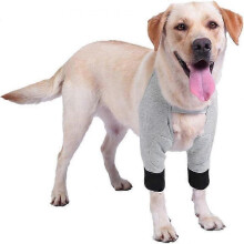 (M) Dog Elbow Brace, Pet Recovery Sleeve Soft Padded Pet Dog Front Leg Hock Brace Elbow Protector