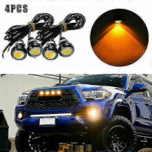 (4PCS, amber) 6x Front Grille Bumper Grill Hood Amber Led Lights For Dodge Ram 1500 2500 3500 Car Exterior Decorative Lights
