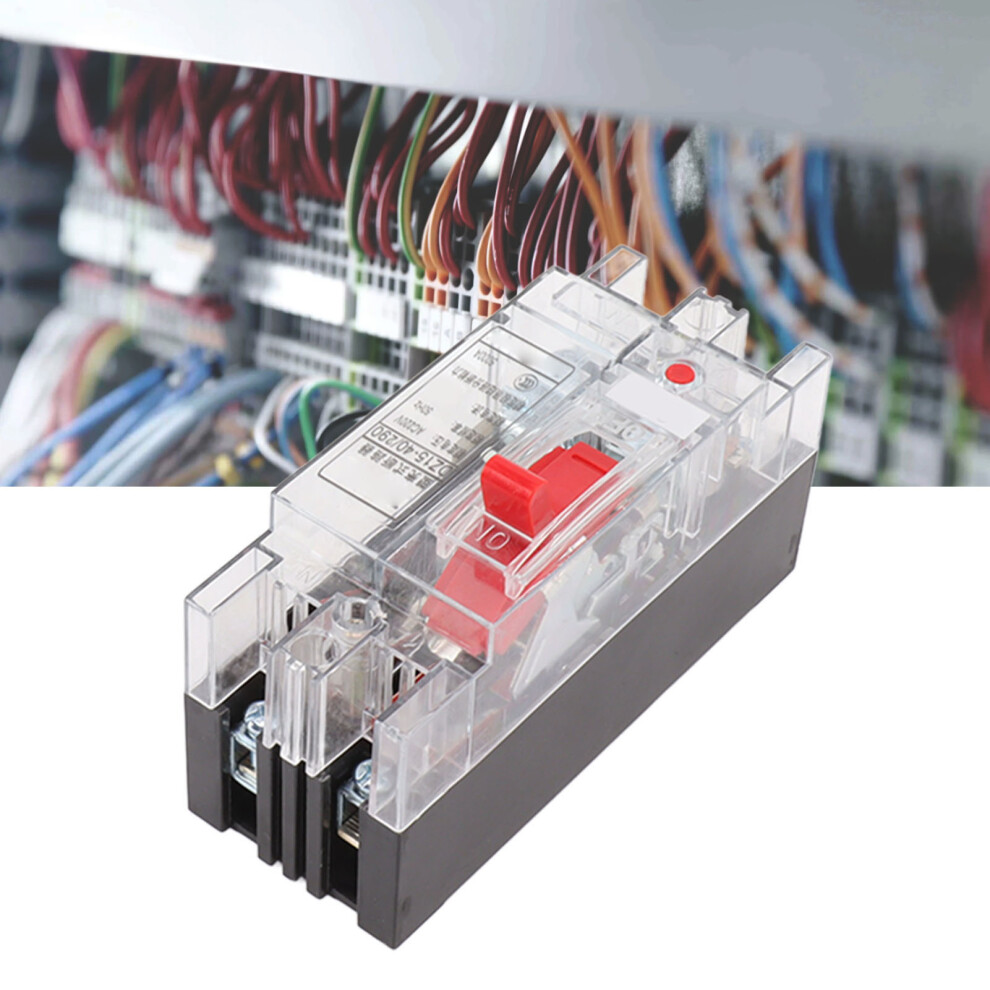 Flame Retardant Transparent Pc Shell Circuit Breaker 2P, 13.5X7x5.4cm 8721338090670