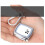 Portable 2M Keychain Mini Tape Measure Durable Chrome ABS Shell 6