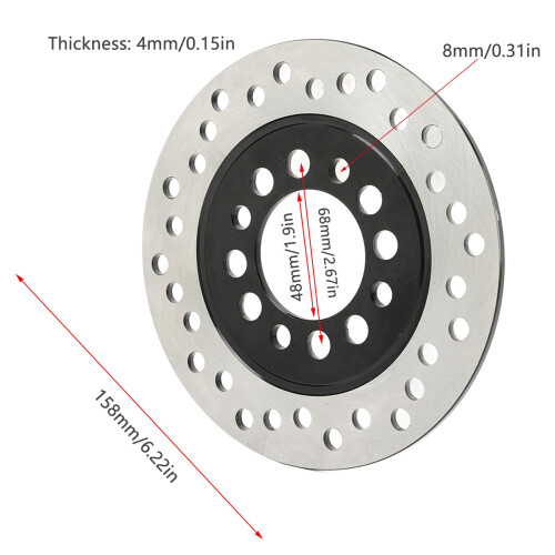 158mm Bremsscheibe für Dirt Bikes 50-125cc 1