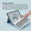 (Blue) Case With Keyboard For Ipad 9th 8th 7th 10.2 Inch 2021 2020 2019 2
