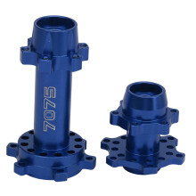 Aluminum Motorcycle Wheel Hex Hubs for 1/4 Electric MX Blue
