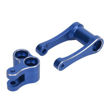 Aluminium Alloy Rear Knuckle Pull Rod for 1/4 Promoto MX Blue