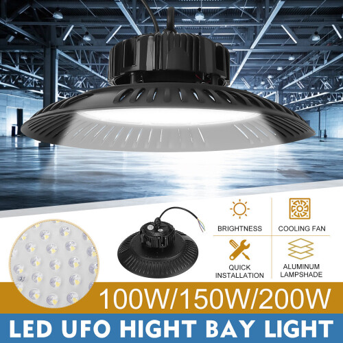 (100W) LED High Bay Light Engineering Industry100/150/200W Lamp Workshop Lighting 2