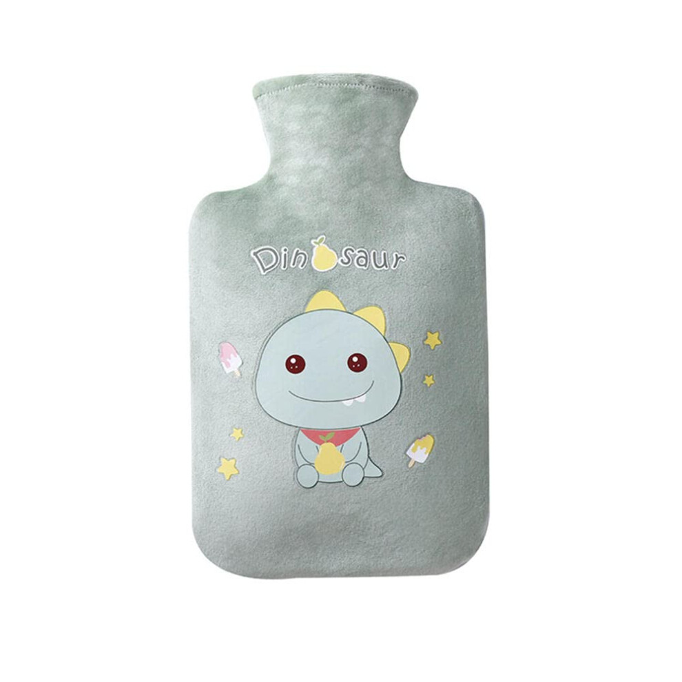 Hot Water Bottle Bag Model A 500ml Cartoon Animals Patterned Hand Warmer For Winter Warmth Neck And Belly Pain Relief