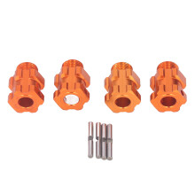 Präzisions-Felgenadapter aus Aluminiumlegierung, 17 mm, RC für ZD Racing 07 1:7 RC-Auto