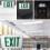 Ceiling Exit Sign LED Emergency Light AC 85‑265V Safety Evacuation Indicator 4
