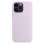 (Lilac) Silicone Phone Case Compale With Iphone 14pro(with logo)(EPB17) 1