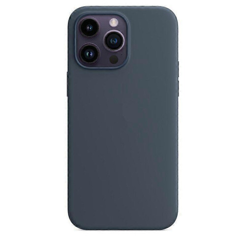 (Storm Blue) Silicone Phone Case Compale With Iphone 14pro(with logo)(EPB17)