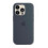 (Storm Blue) Silicone Phone Case Compale With Iphone 14pro(with logo)(EPB17) 2