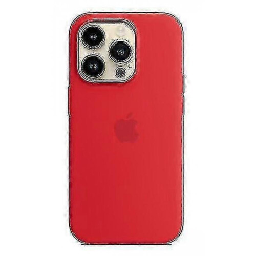 (Red) Silicone Phone Case Compale With Iphone 14pro(with logo)(EPB17) 1
