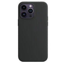 (Midnight) Silicone Phone Case Compale With Iphone 14pro(with logo)(EPB17)
