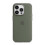 (Olive) Silicone Phone Case Compale With Iphone 14pro(with logo)(EPB17) 3