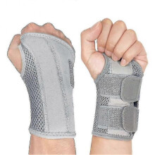 (L-Lefthands, Gray) Carpal Tunnel Wrist Brace For Tendonitis Arthritis, Breathable Wrist Splint Brace Night Support Adjustable Straps