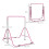 Homcom HOMCOM Kids Gymnastic Bar w/ Adjustable Height, Foldable Training Bar - Pink 7