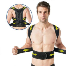 (L) Back Brace Posture Corrector For Women And Men - Relief For Waist, Back And Shoulder Pain Improve Back Posture And Provide Lumbar Supportnda_FC10