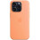 (Orange Sorbet) For Apple iPhone 15 Pro Silicone Case with MagSafe 2
