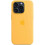 (Sunshine) For Apple iPhone 15 Pro Silicone Case with MagSafe 2