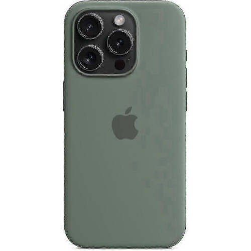(Cypress) For Apple iPhone 15 Pro Silicone Case with MagSafe 1