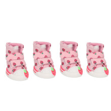 Strawberry Canvas-Hundeschuhe Größe 5 rutschfest