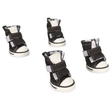 4 Stück 5# Canvas-Welpen-Schuhe All Seasons Farbe: N/A