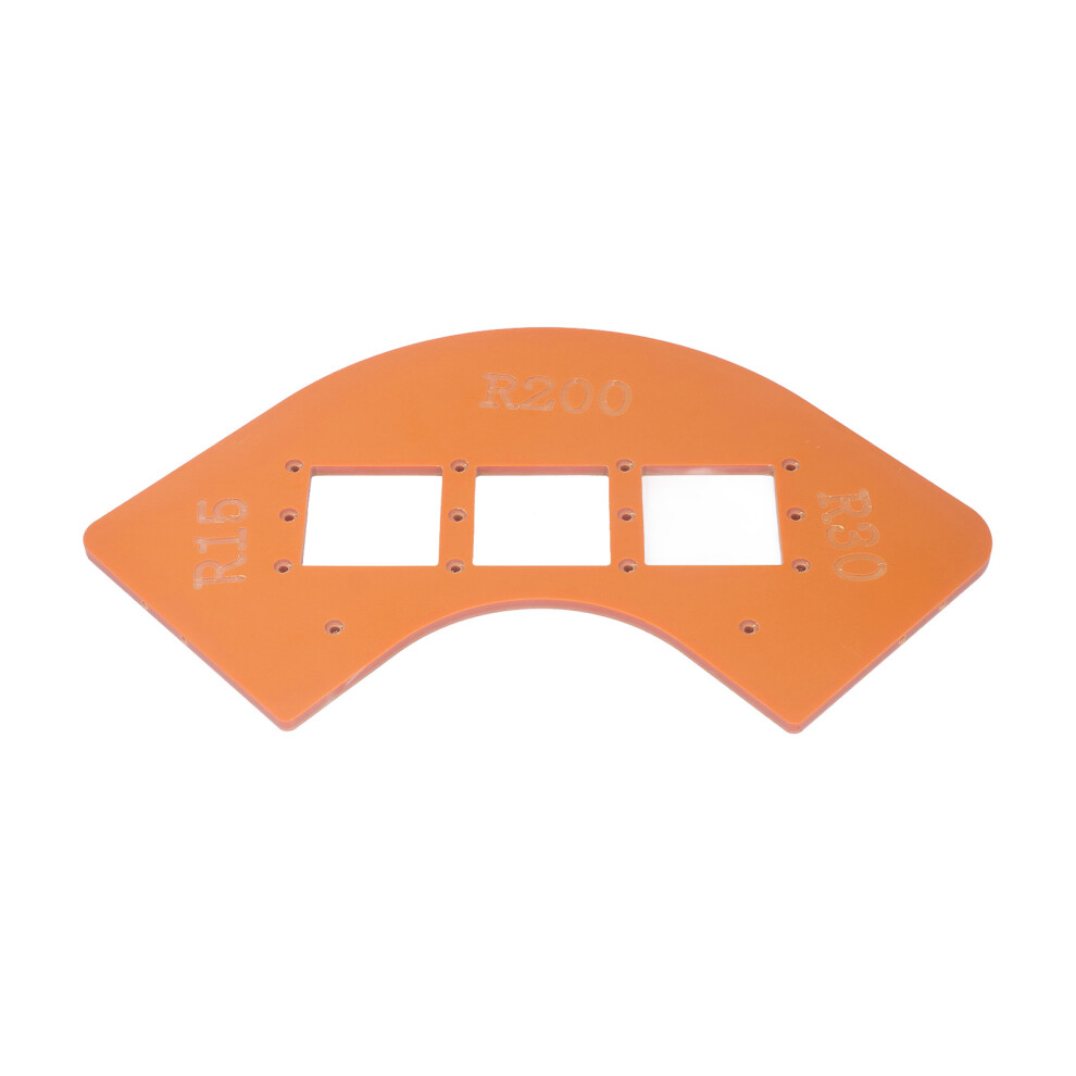Router Template For Woodworking Corners R15 R30 R100 R200 Radius Guide 4101338100816