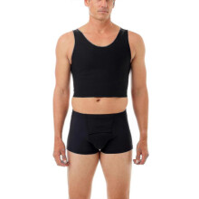 (2XL, Black) Compression Chest Binder Top_fc24