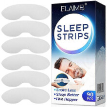 90pcs Mouth Sleep Tape Strips Nose Breathing Less Snoring Improve Sleeping
