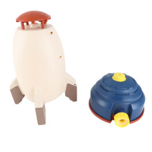 Wasserspielzeug für Kinder Outdoor, Wasser sprühen, Raumfahrzeug-Spielzeug, rotierend, 1,8 m Höhe, Spray-Linien-Düse, automatisch, Sommer-S