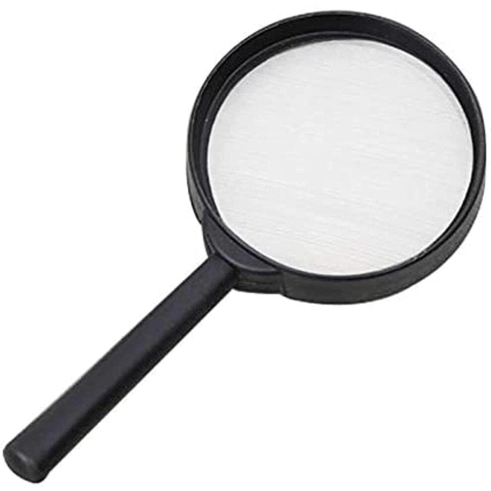 Magnifying Glass 3x Portable Pocket Loupe, 60mm Diameter Reading Magnifier For Coins And Books, Handheld