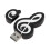 USB 2.0 Stick Cute Cartoon Memory Stick Music Notes Symbol USB 2.0 Memory External USB Flash Drive M 3